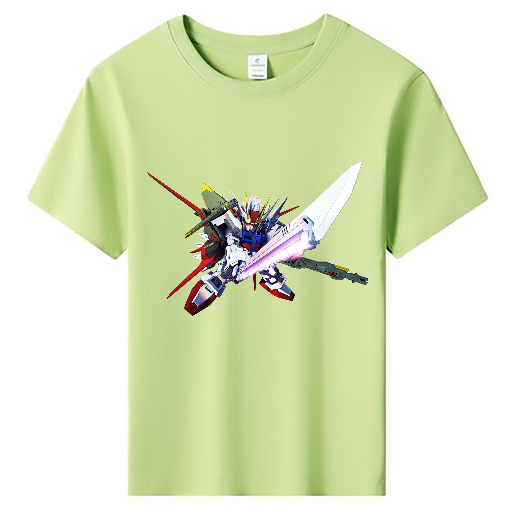 （画像用） 機動戦士ガンダム Mobile Suit Gundam 綿100％キッズTシャツ（フロントプリント）